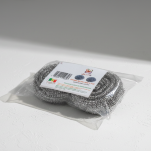 Sachet d'éponge Spirale en Acier Inoxydable(2 pièces de 15 G)